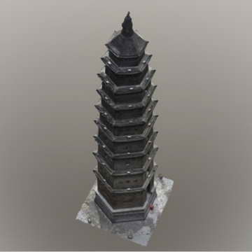 宋代武英塔造像3D模型：傳統雕塑的數字化藝術之美